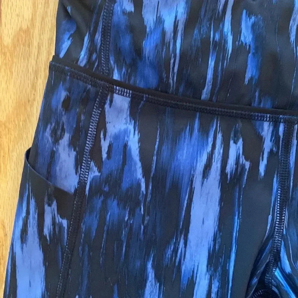 Lululemon sz 4 All Ed Up Mid-Rise Tight designed for running blue black EUC - Picture 6 of 11